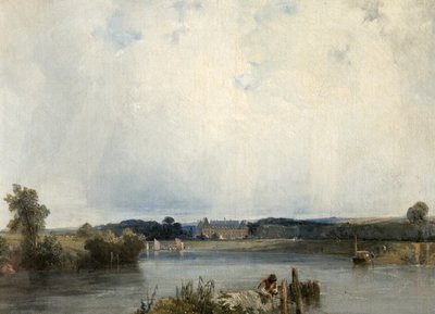 The Chateau of the Duchess of Berry, 1823-25 by Richard Parkes Bonington